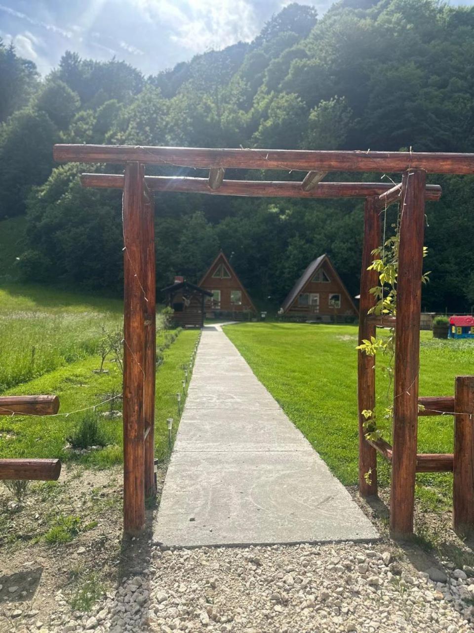 Willa Cabanutze Satic Rucăr Zewnętrze zdjęcie